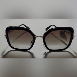 PRADA CATWALK PR 57US Square Black/Gold Gray Gradient.Excellent condition